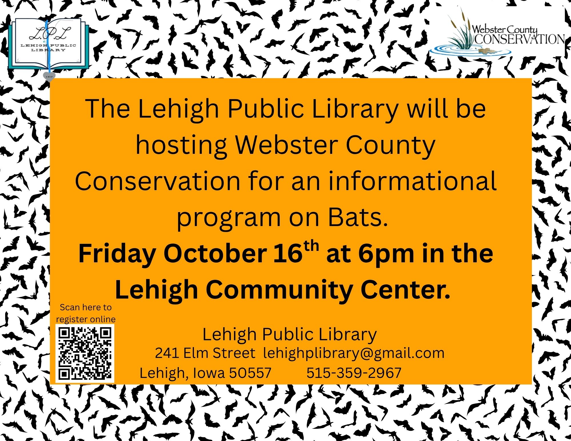Webster County Conservation Bat Program
